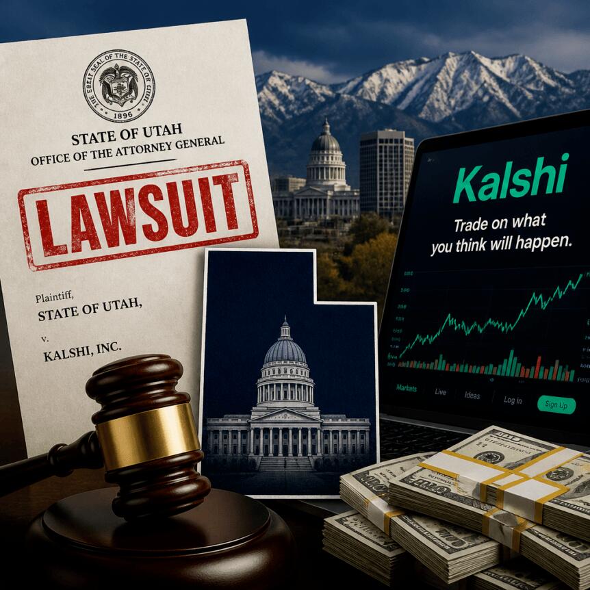 Utah Sues Kalshi | Prediction Market Compliance Risk for Sellers