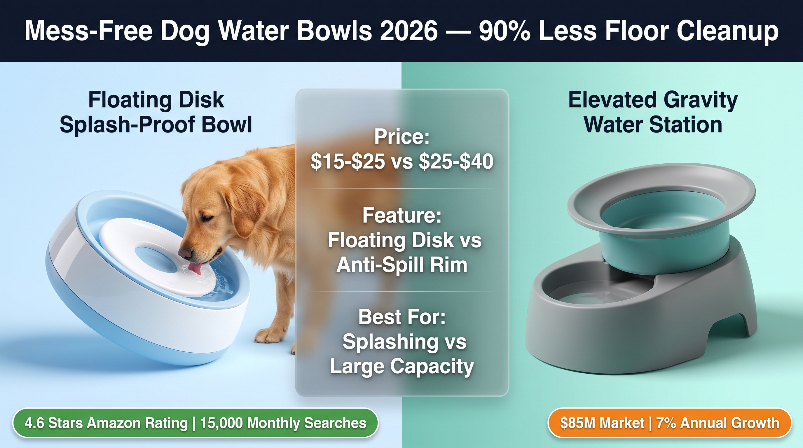Pet Care: Mess-Free Dog Water Bowls 2026 Analysis