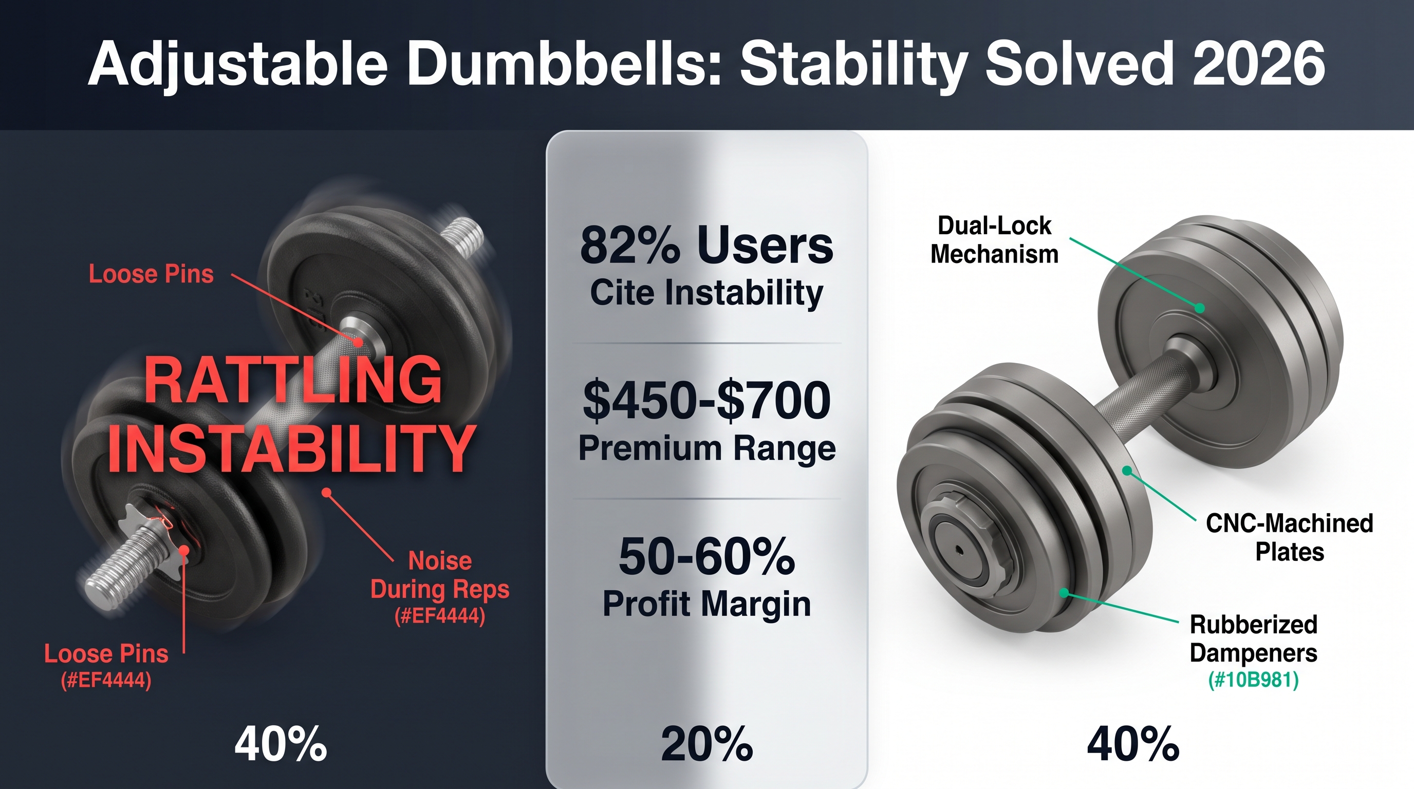 Adjustable Dumbbells: Ending Rattling Instability 2026