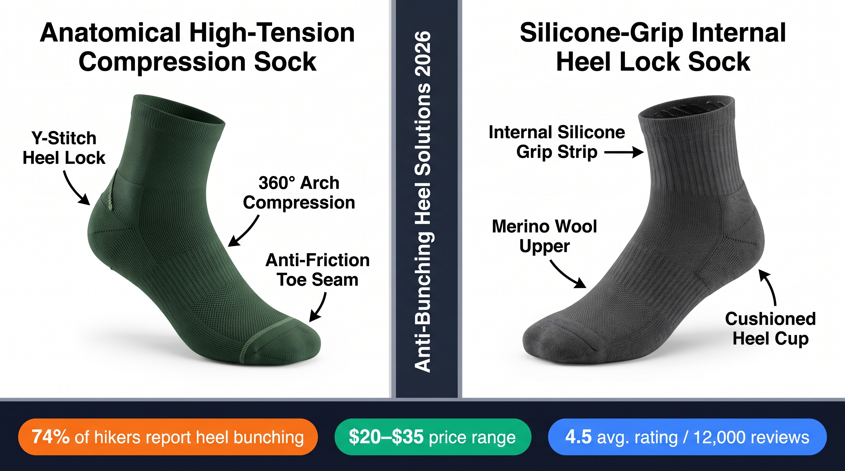 Hiking Sock Market: Anti-Bunching Heel Solutions 2026